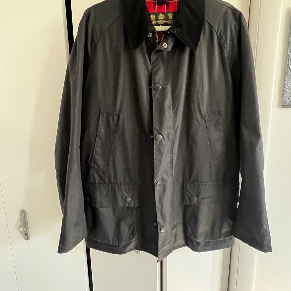 Barbour Black Ashby Waxed Jacket NWOT